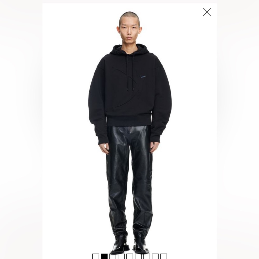 Mugler Star Motif Hoodie